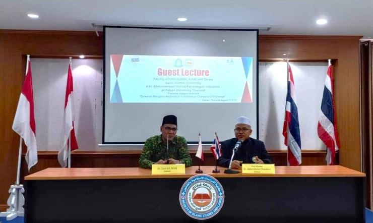 Dekan FUAD Menjadi Pengisi Kegiatan Guest Lecture di Universtas Pattani